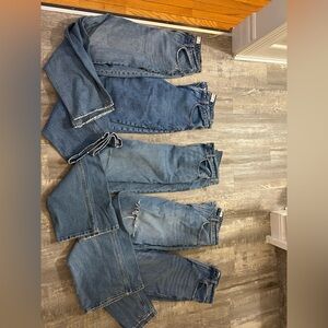 Abercrombie & Fitch 
FIVE pairs of jeans